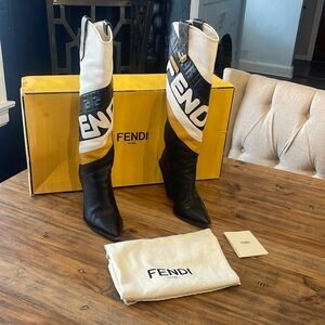 AUTHENTIC FENDI COWBOY BOOTS